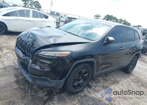 2014 Jeep Cherokee Sport from USA, damaged, VIN 1C4PJLAB4EW123740